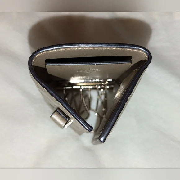 GUCCI Guccissima Leather 6 Rings Key Case Ribbon Gold GG Logo EUC - Picture 12 of 16